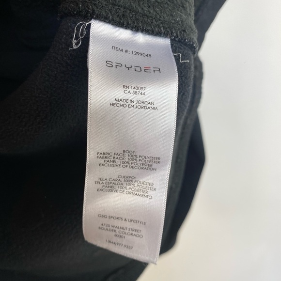 Spyder Men's Half-Zip Outbound Stryke Sweater Jacket Size Medium - Picture 8 of 13